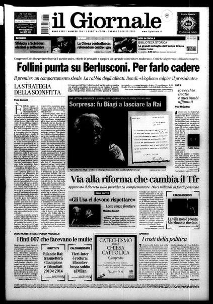 Il giornale : quotidiano del mattino